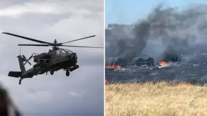 Texas'ta helikopter düştü: 2 ABD askeri öldü