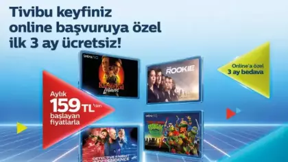 Tivibu’dan yeni müşterilere özel ilk 3 ay ücretsiz eğlence paketi