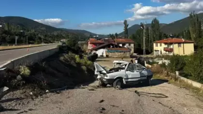 Tokat'ta iki otomobil çarpıştı: 1 ölü, 3 yaralı