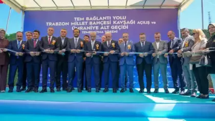 Trabzon Millet Bahçesi Bağlantı Yolu Ümraniye’de Açıldı, Şile Yolu Projesi’nin temeli atıldı