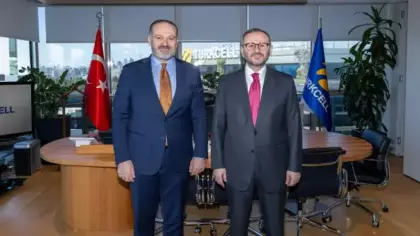 TRT Genel Müdürü Sobacı’dan Turkcell Yönetim Kurulu Başkanı Kazancı’ya ziyaret