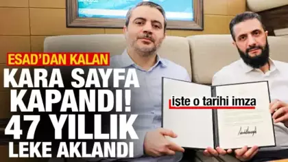 Trump imzayı attı! Suriye, Esad'dan kalan 47 yıllık lekeden kurutuluyor