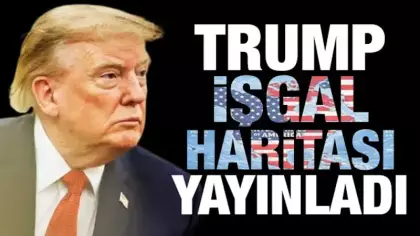Trump işgal haritasını yayınladı