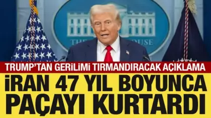 Trump'tan gerilimi tırmandıracak İran açıklaması: 47 yıl boyunca cezasız kaldı