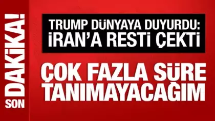 Trump'tan İran'a tehdit: Askeri müdahaleye hazırım