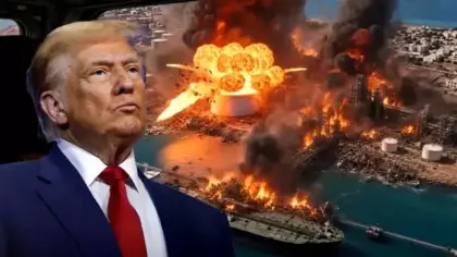 Trump'tan ortalığı karıştıran paylaşım: Hark Adası yerle bir ediliyor! ABD'den açıklama