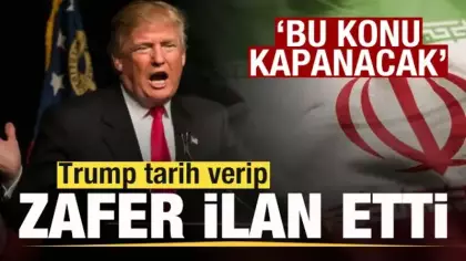 Trump'tan savaş mesajı! Tarih verip zafer ilan etti: Bu konu kapanacak