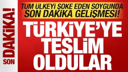 Tüm ülkeyi şoke eden Adliye soygununda son dakika duyurusu: Türkiye'ye teslim oldular!