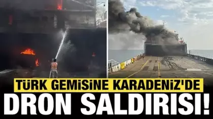 Türk gemisine Karadeniz'de dron saldırısı: 4 yaralı