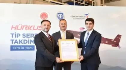 Türk havacılığında bir ilk! HÜRKUŞ-II’ye Askerî Tip Sertifikası verildi...