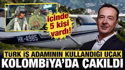 Türk iş insanının kullandığı uçak dağa çakıldı! İçinde 5 kişi vardı