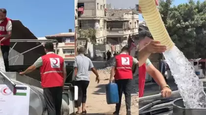 Türk Kızılay, Gazze'de salgın hastalıklara karşı hijyen seferberliği başlattı