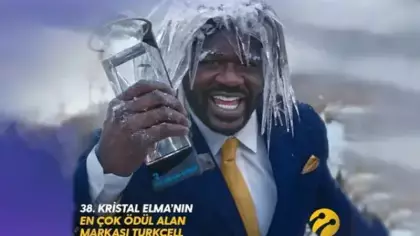 Turkcell’in “Shaq diye 5G” reklamına Kristal Elma’dan 5 Kristal Elma, 2 Büyük Ödül