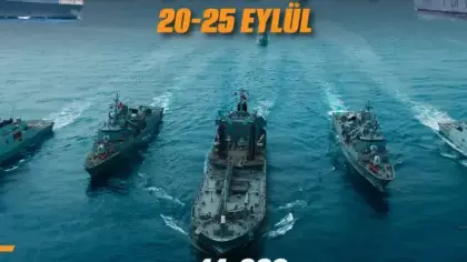 Türkiye'den 100 gemi ile gövde gösterisi