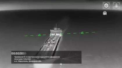 Ukrayna Azak Denizi'nde gemileri drone ile vurdu: 5 Azerbaycanlı denizci öldü