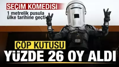 Ülke tarihine geçen seçim! Oy pusulası 1 metreye ulaştı! 'Çöp Kutusu' yüzde 26 oy aldı!