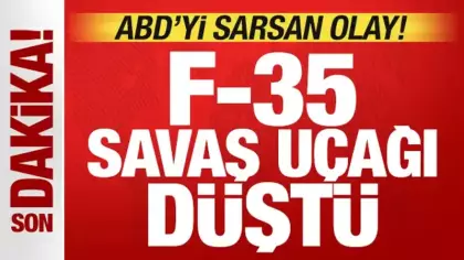 Ülkeyi sarsan olay! ABD'den son dakika açıklaması: F-35 savaş uçağı düştü!