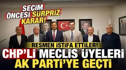 Üsküdar'da seçim öncesi bomba gelişme: CHP'den istifa ederek AK Parti'ye geçtiler
