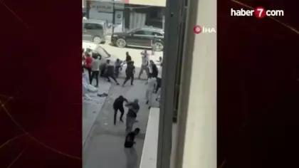 Van'daki meydan kavgasında tarafları ayırmak için TOMA devreye girdi