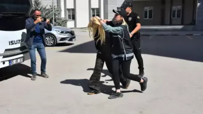 Vanlı Kara Haydar'ın eşi Çağla Öz adliyeye sevk edildi