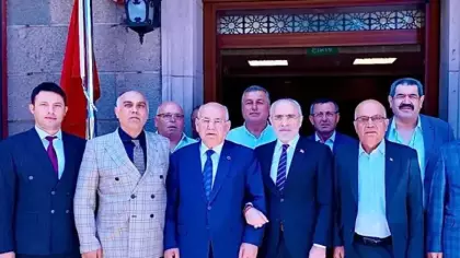 Yalçın Topçu'dan ANKESOB Başkanı Hüseyin Ar’a hayırlı olsun ziyareti
