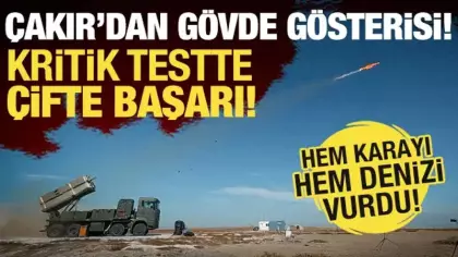 Yeni nesil seyir füzesi ÇAKIR'ın atış testleri başarıyla gerçekleşti!