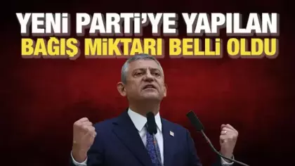 Yeni Parti'ye yapılan bağış miktarı belli oldu: 411 milyon TL'den fazla bağış yapıldı