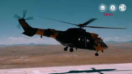 Yerli ve milli MMT-76'dan büyük başarı: Helikopter kullanımına hazır!