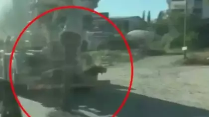 Yola beton dökerek ilerleyen miksere 191 bin TL ceza