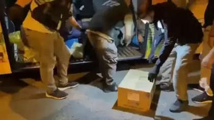 Yolcu otobüsünde ele geçirildi! Tam 39 kilo 700 gram
