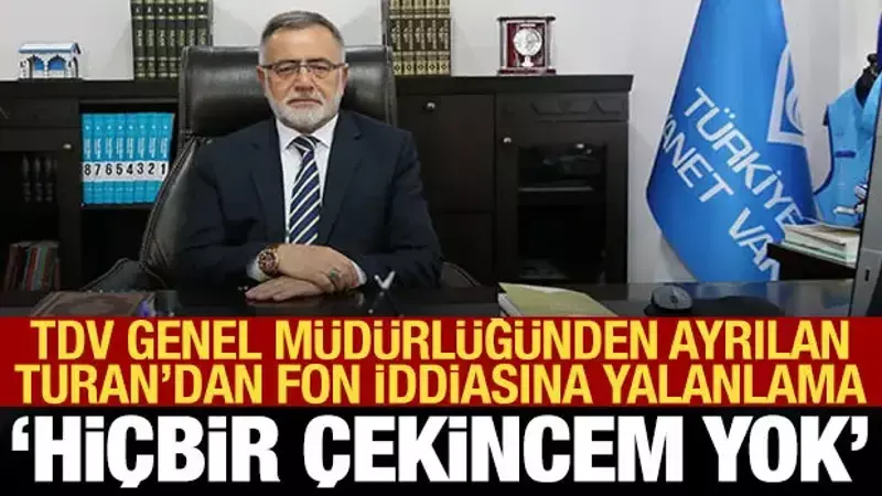TDV Genel Müdürlüğü görevinden ayrılan İzani Turan'dan açıklama: Hiçbir çekincem yok