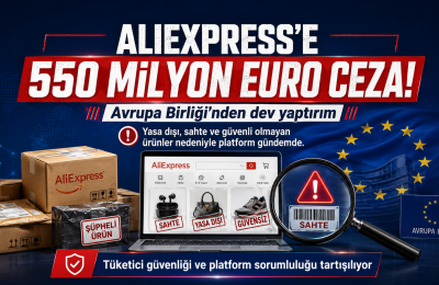 TÜKETİCİ GÜVENLİĞİ ALARMI! ALIEXPRESS’E 550 MİLYON EURO ŞOK CEZA