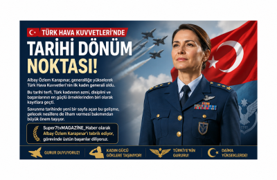 Türk Hava Kuvvetleri’nde Tarihi Dönüm Noktası: Özlem Karapınar İlk Kadın General Oldu