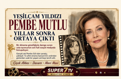 YEŞİLÇAM’IN UNUTULMAZ İSMİ PEMBE MUTLU’NUN YILLAR SONRAKİ GÖRÜNTÜSÜ DİKKAT ÇEKTİ